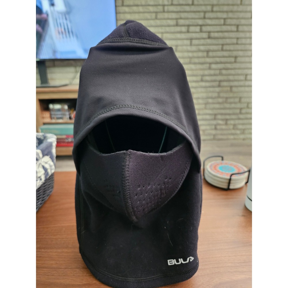 Bula Balaclava Face Mask Unisex Large Black Fleece Winter Ski Snowboard Hood